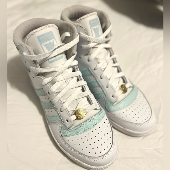 adidas Originals Top Ten RB, size 8 Women’s, White with blue - Picture 5 of 7